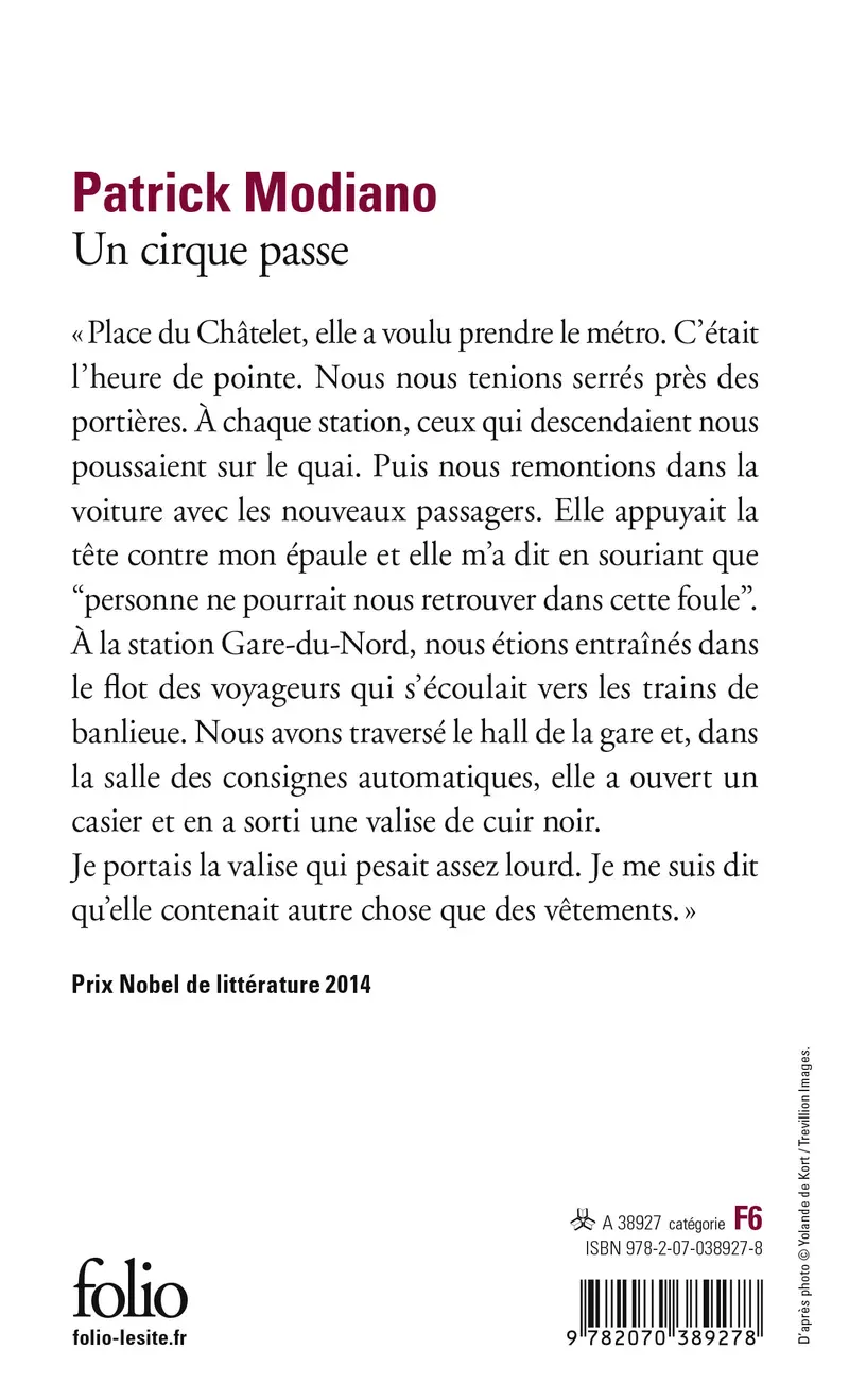 Un cirque passe - Patrick Modiano