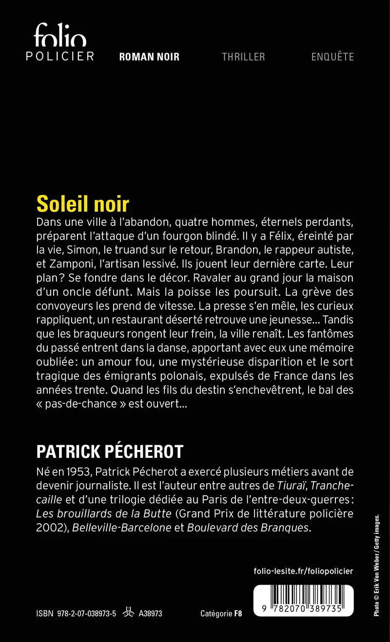 Soleil noir - Patrick Pécherot