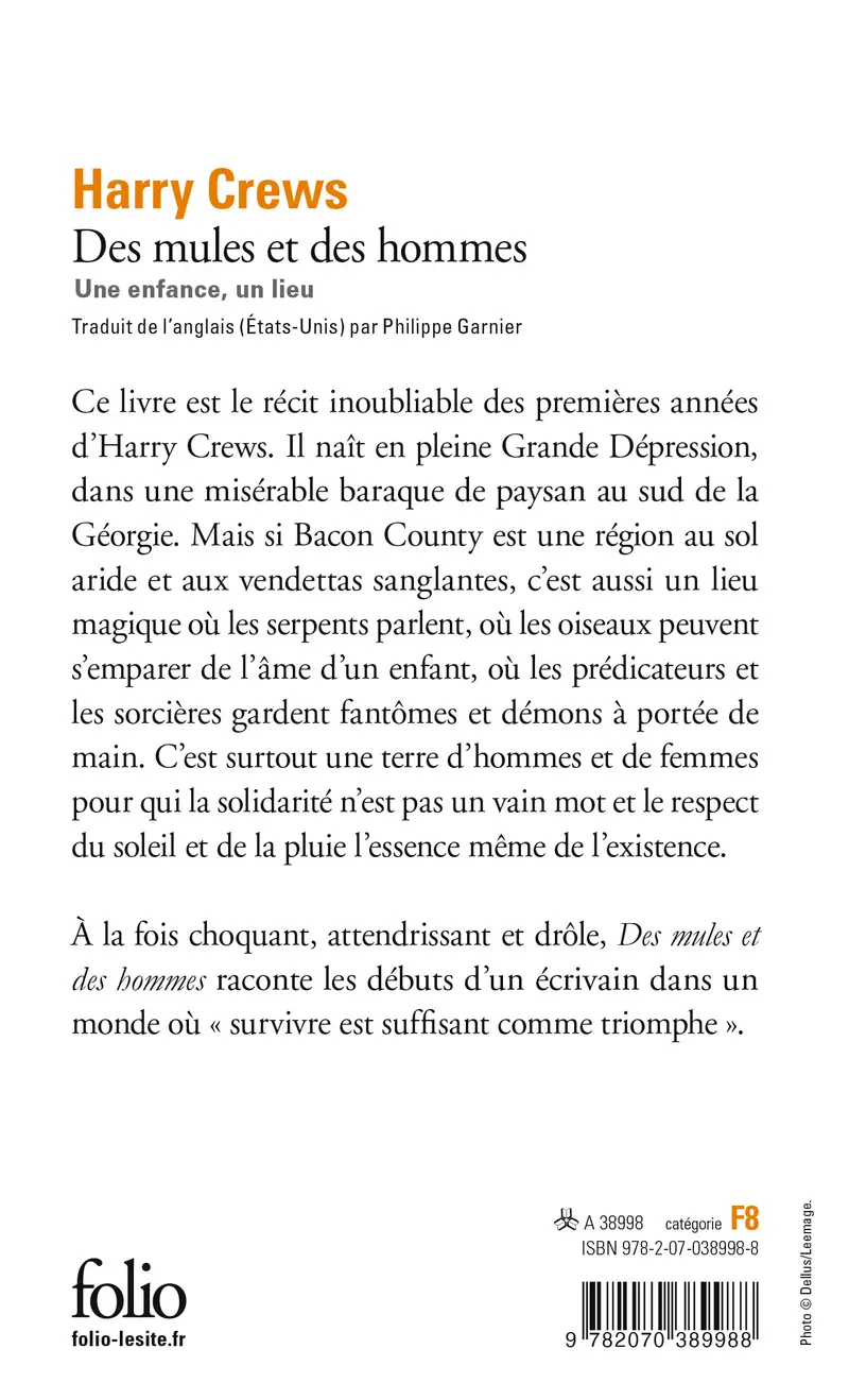 Des mules et des hommes - Harry Crews