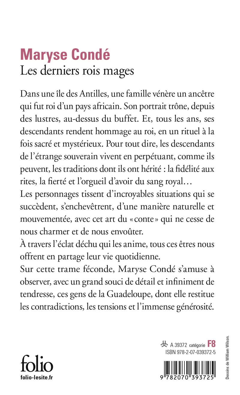 Les derniers rois mages - Maryse Condé