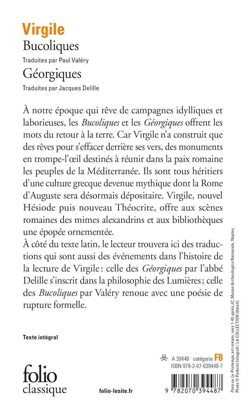 Bucoliques – Géorgiques - Virgile