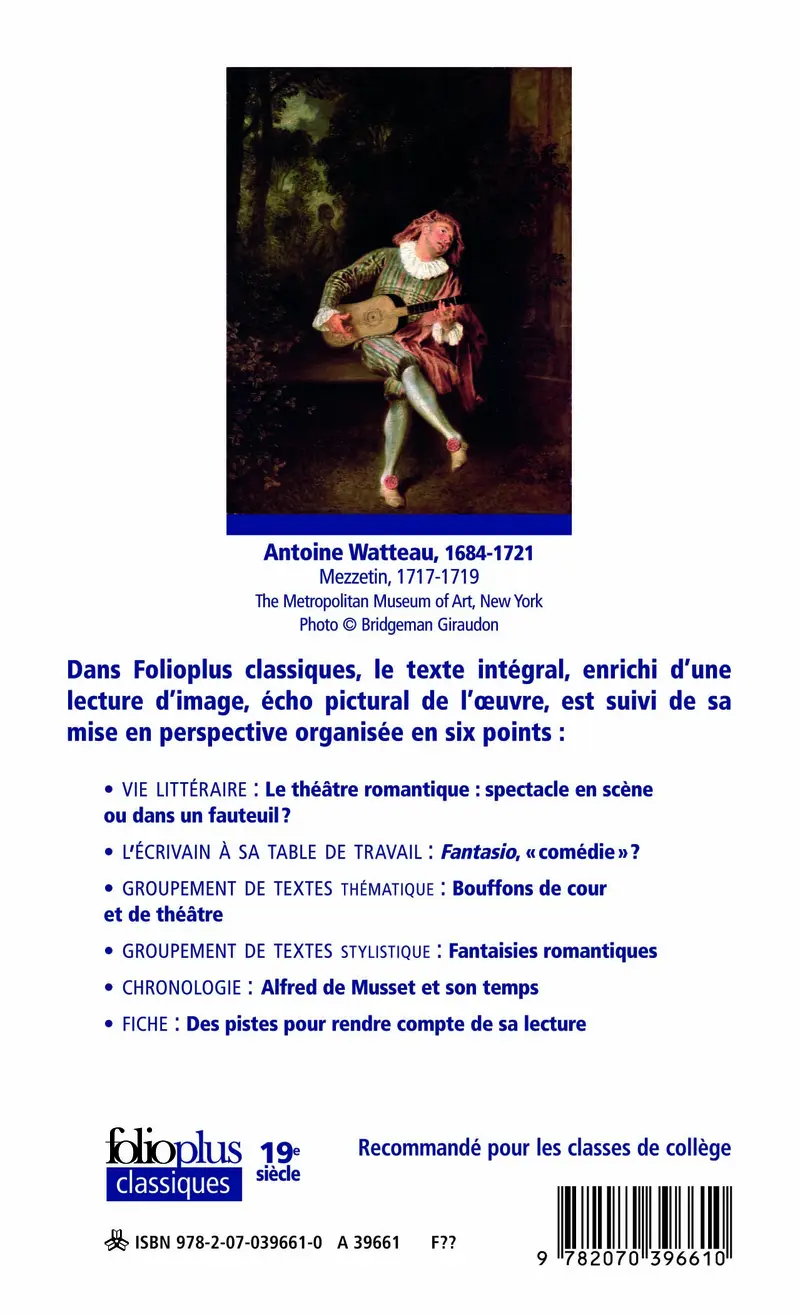 Fantasio - Alfred de Musset