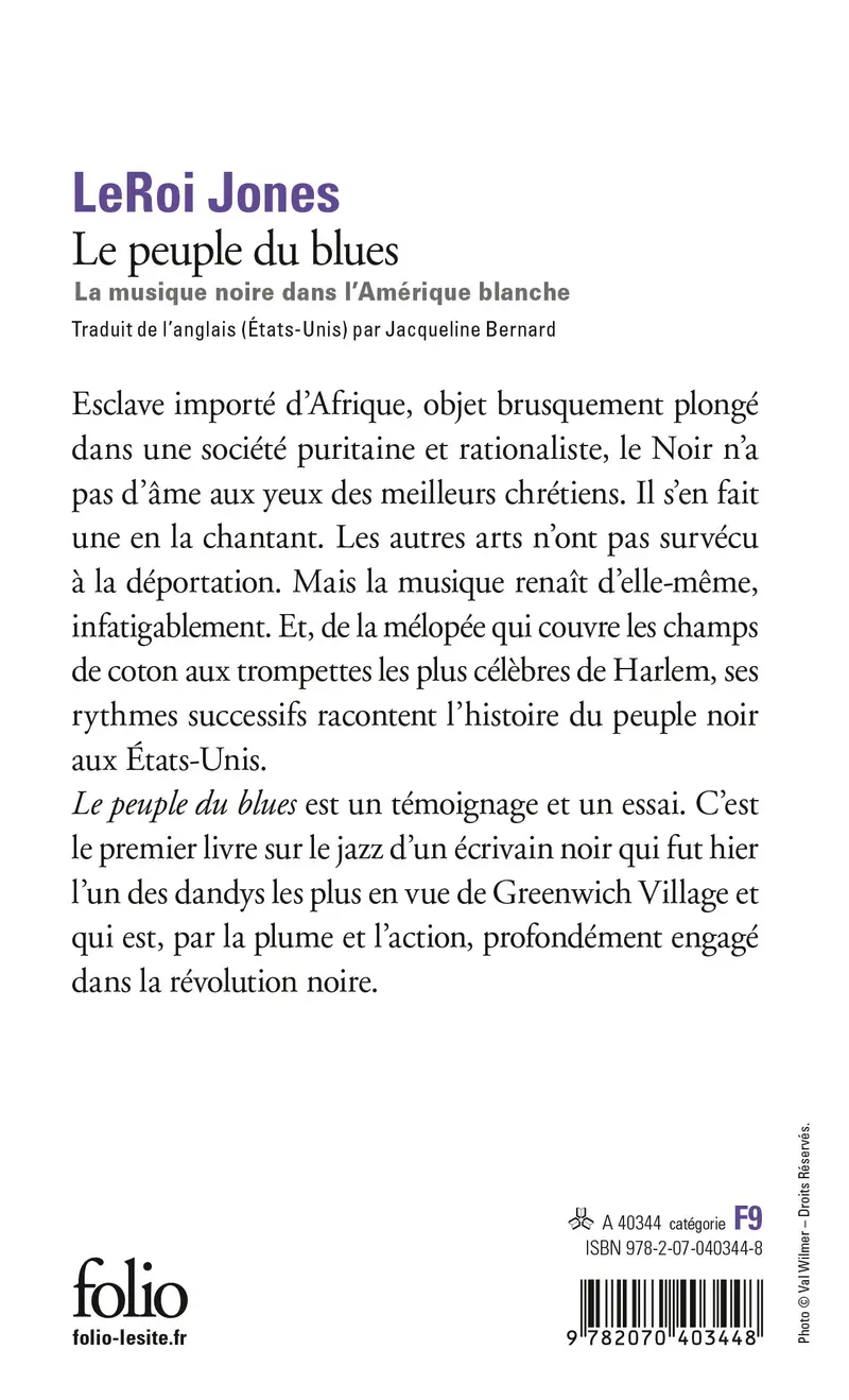 Le peuple du blues - LeRoi Jones