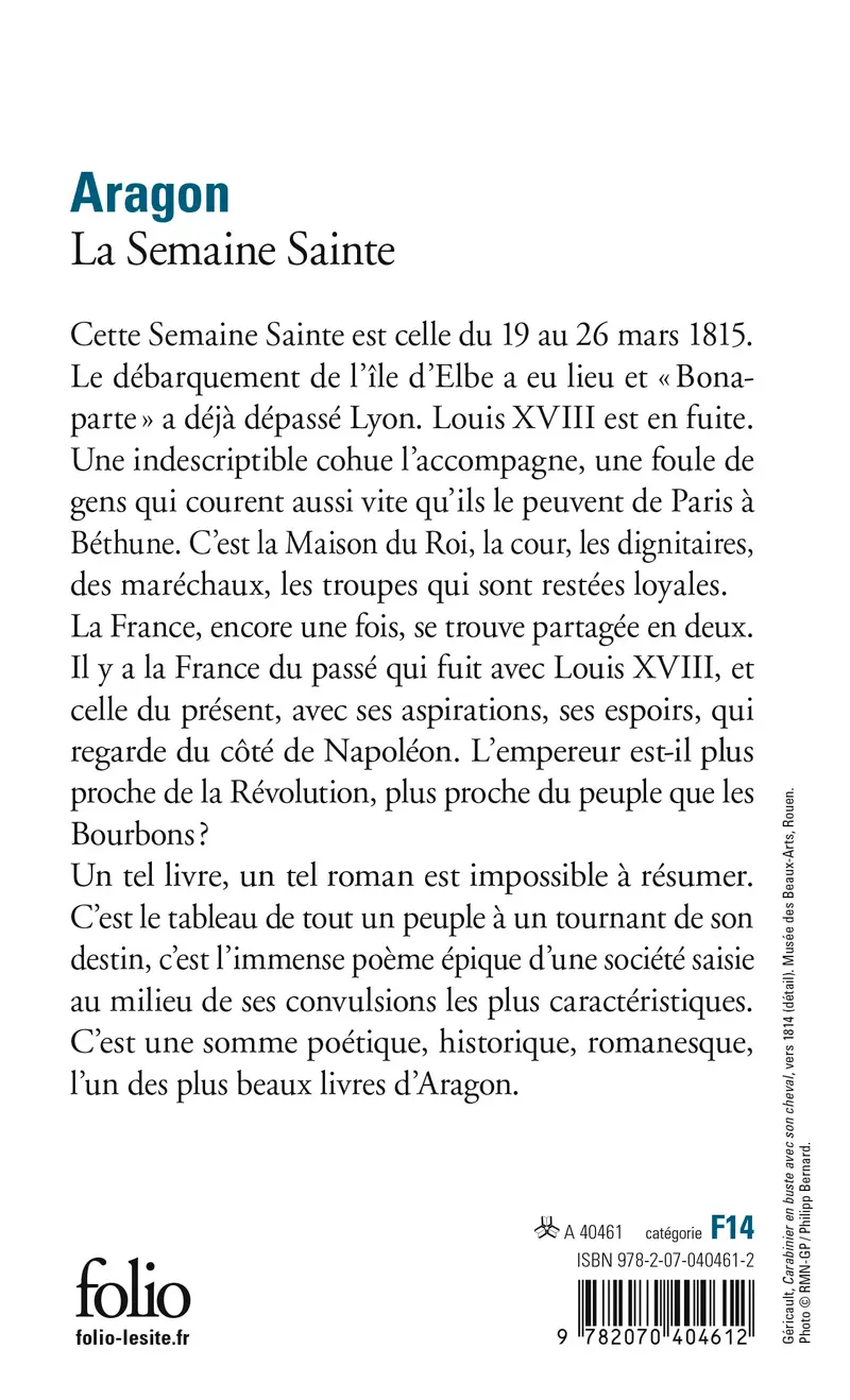 La Semaine Sainte - Louis Aragon