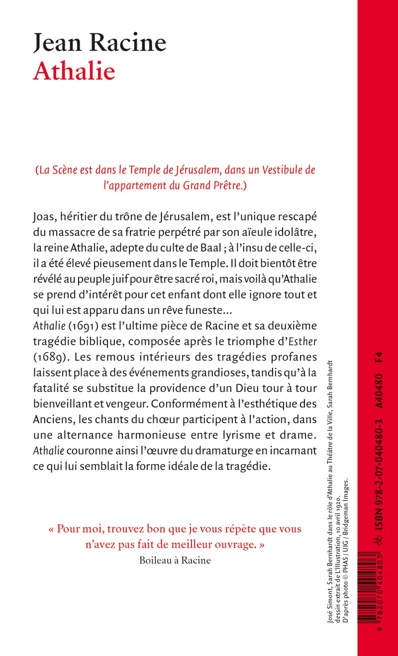 Athalie - Jean Racine