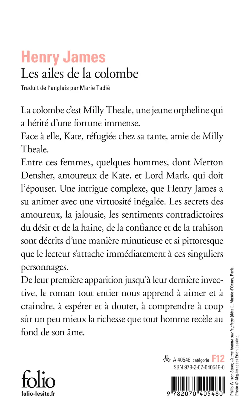 Les Ailes de la colombe - Henry James