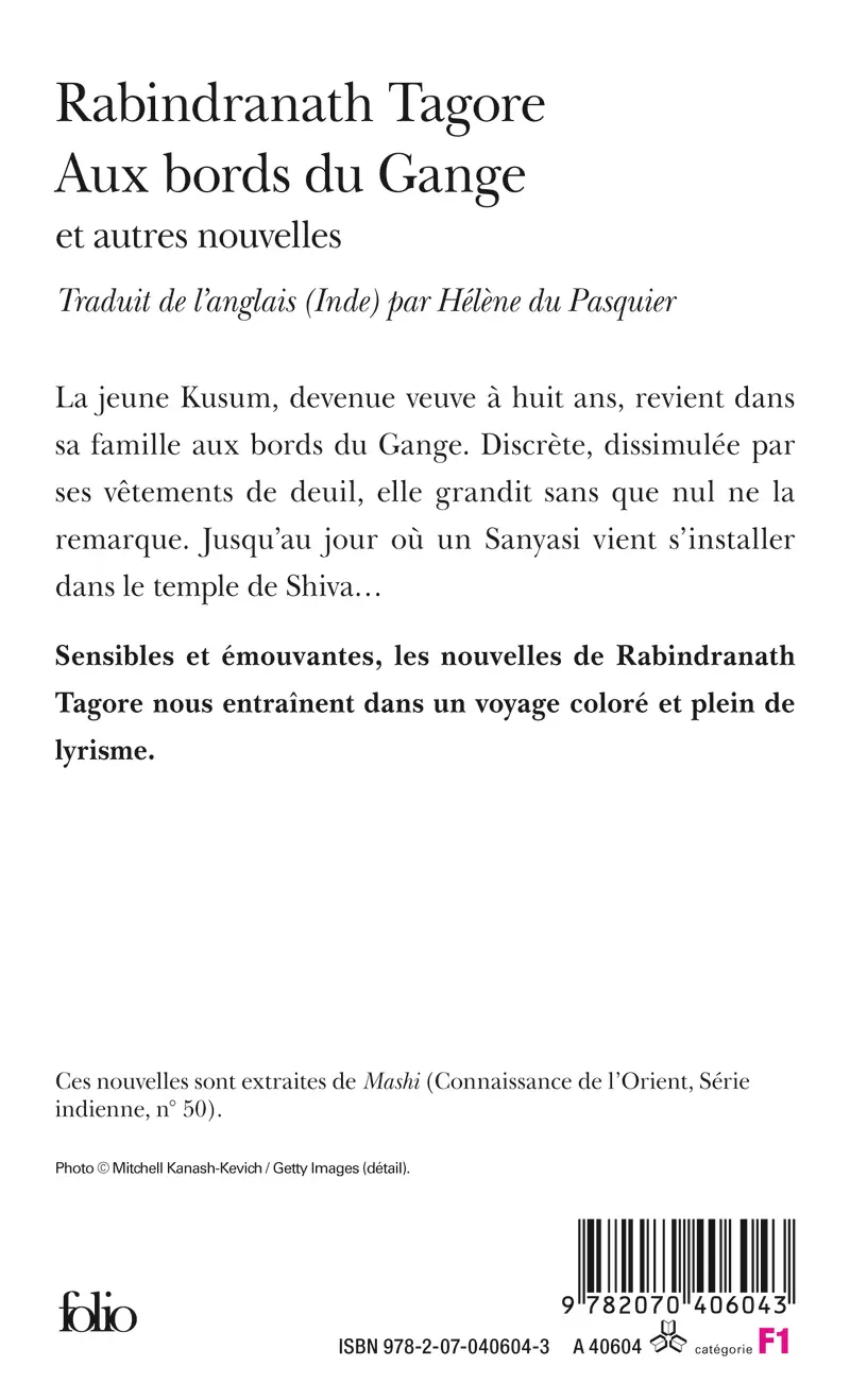 Aux bords du Gange et autres nouvelles - Rabindranath Tagore