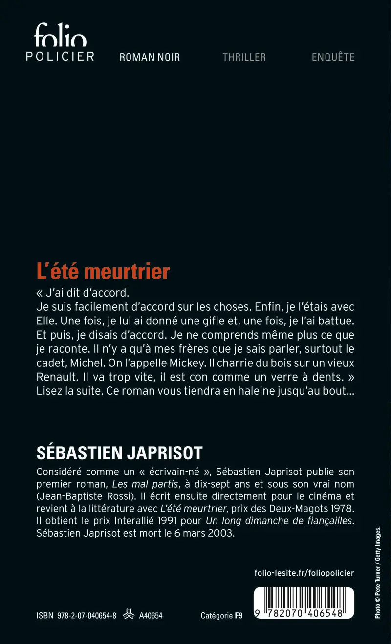 L'été meurtrier - Sébastien Japrisot