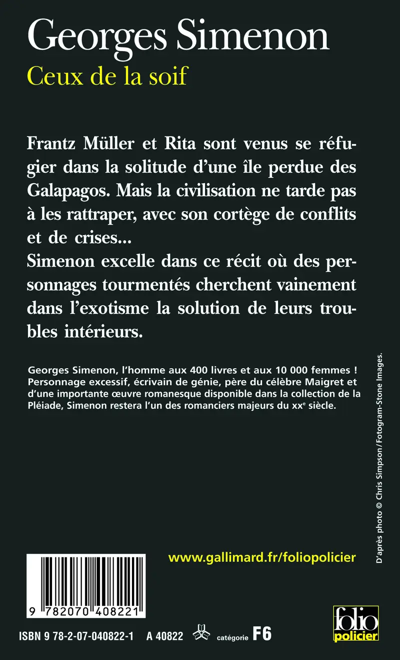 Ceux de la soif - Georges Simenon