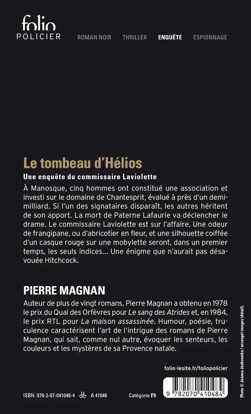 Le tombeau d'Hélios - Pierre Magnan