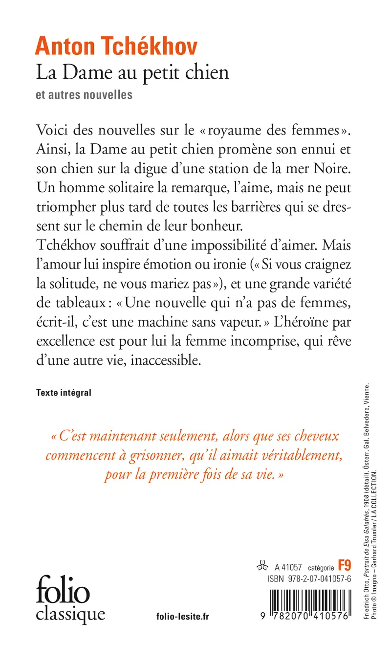 La Dame au petit chien et autres nouvelles - Anton Tchékhov