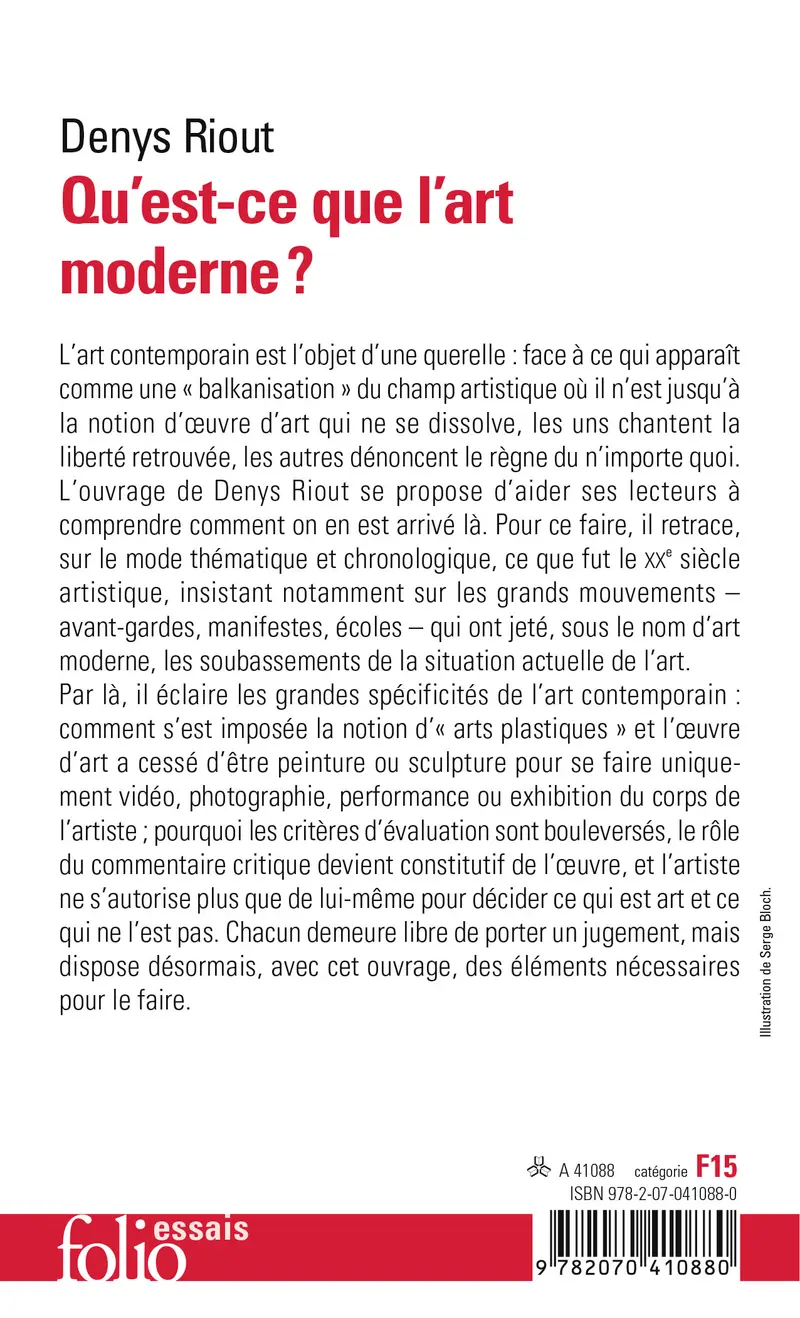 Qu'est-ce que l'art moderne? - Denys Riout