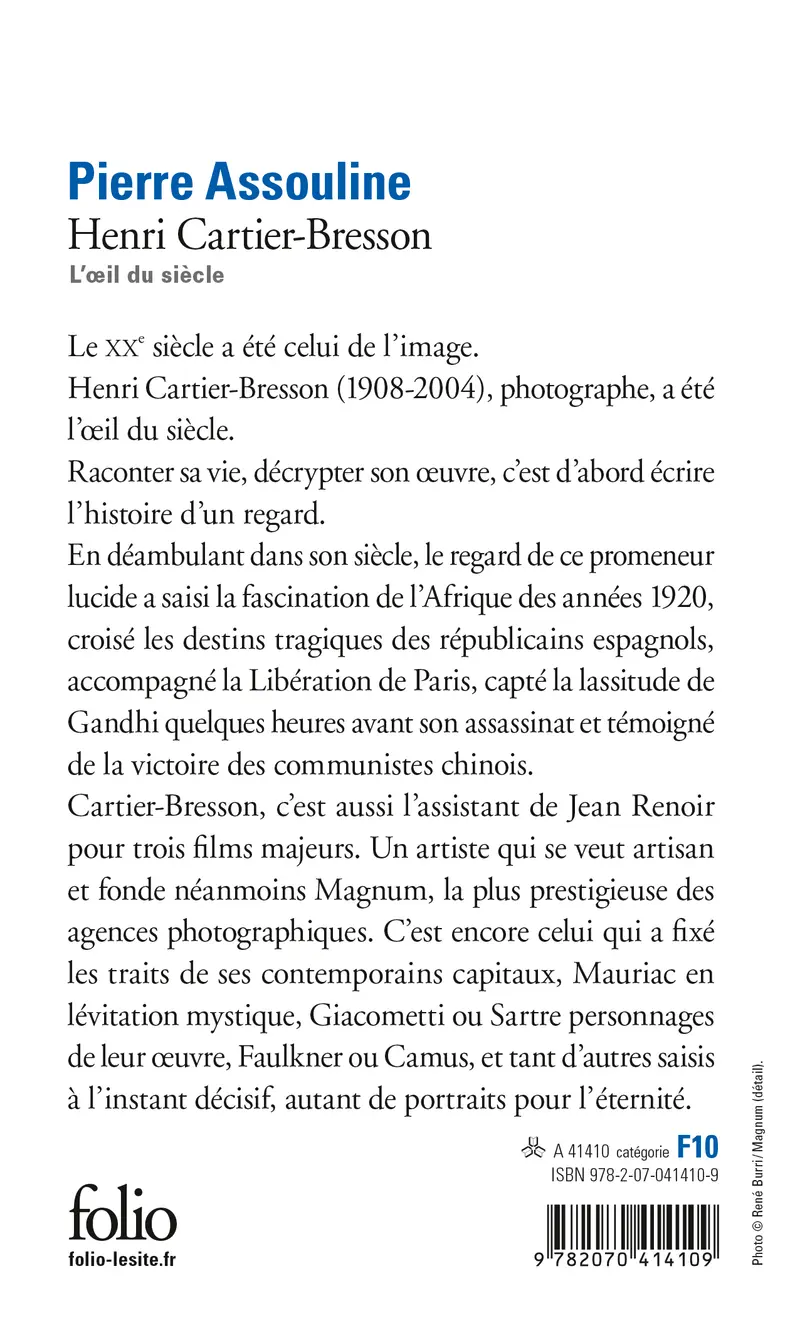 Henri Cartier-Bresson - Pierre Assouline