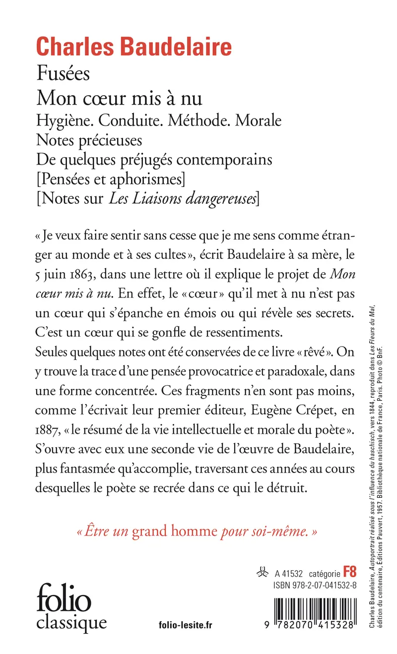 Fusées – Mon cœur mis à nu et autres fragments posthumes - Charles Baudelaire