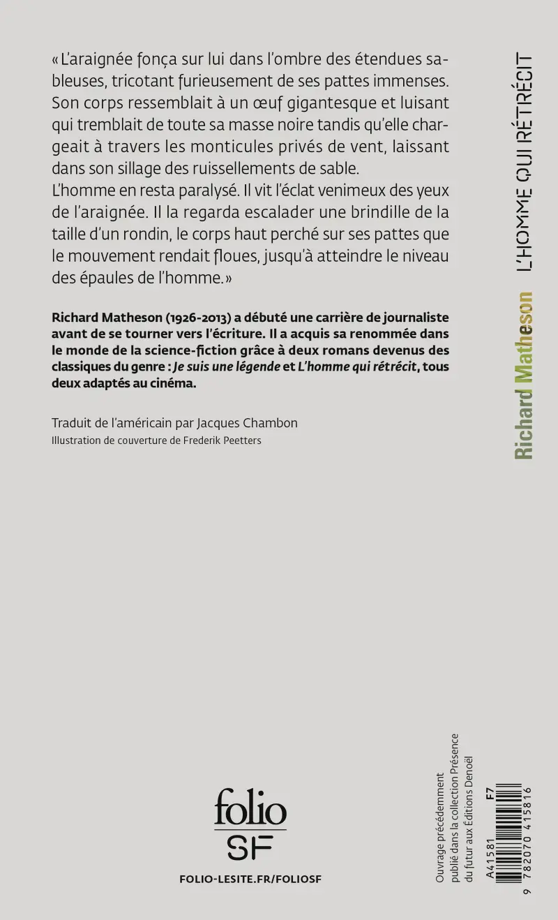 L'homme qui rétrécit - Richard Matheson