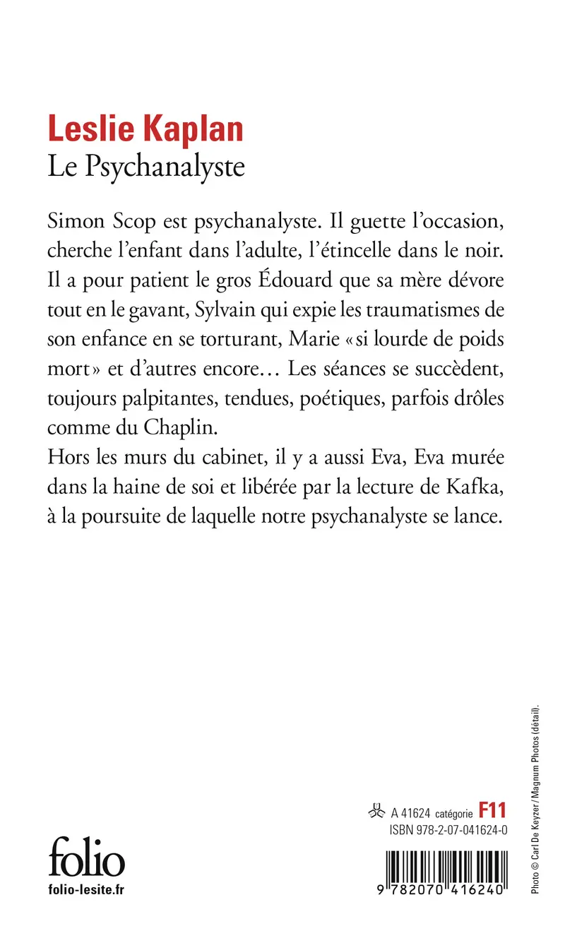 Le Psychanalyste - Leslie Kaplan