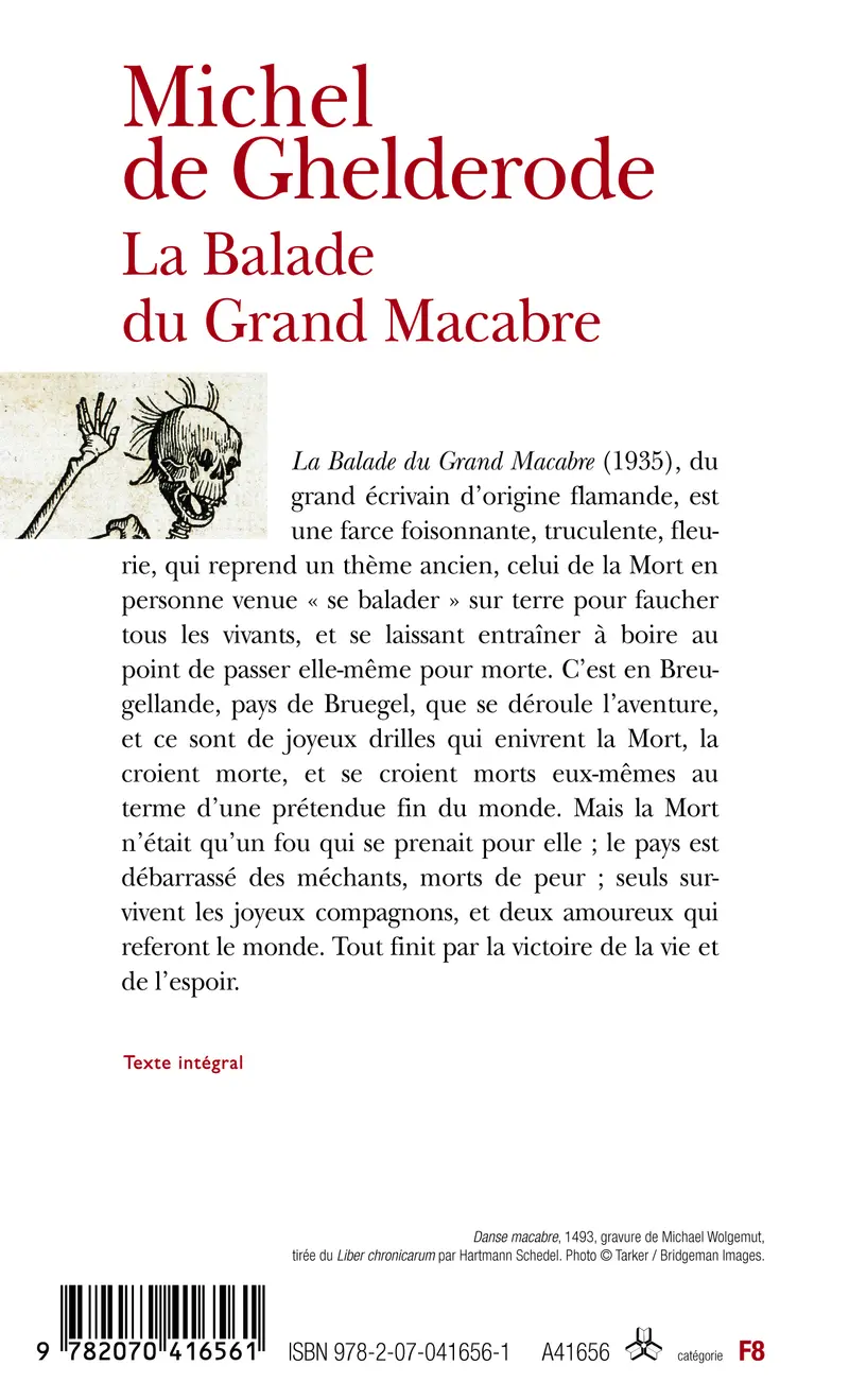 La Balade du Grand Macabre - Michel de Ghelderode