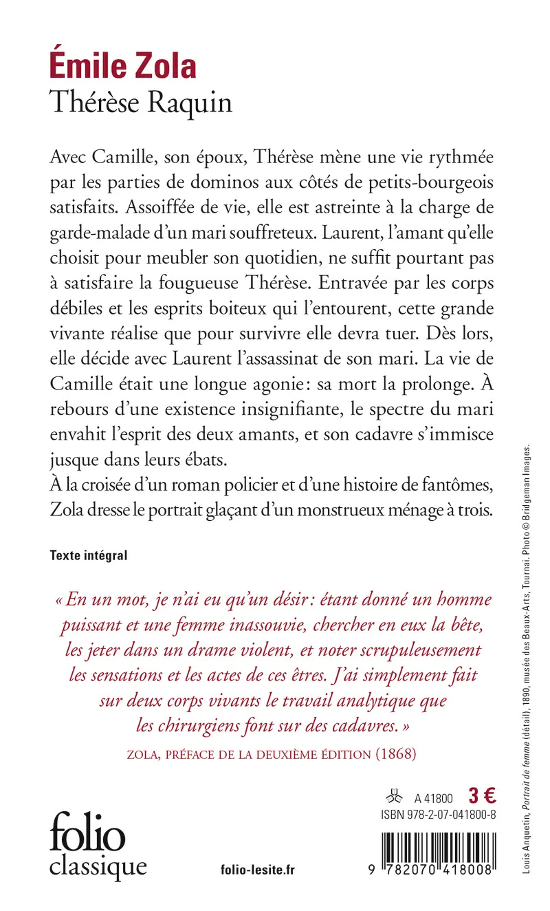 Thérèse Raquin - Émile Zola