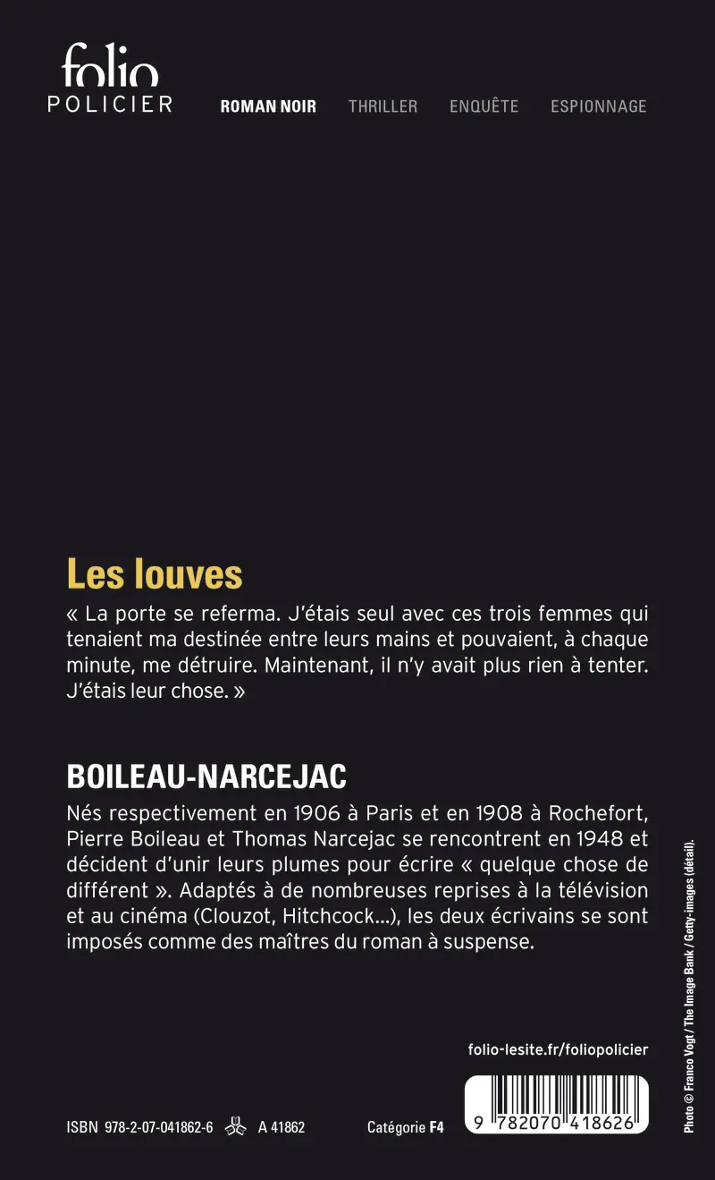 Livre Les Louves Folio