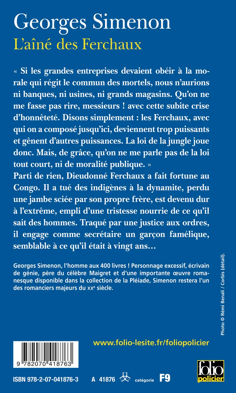 L'Aîné des Ferchaux - Georges Simenon