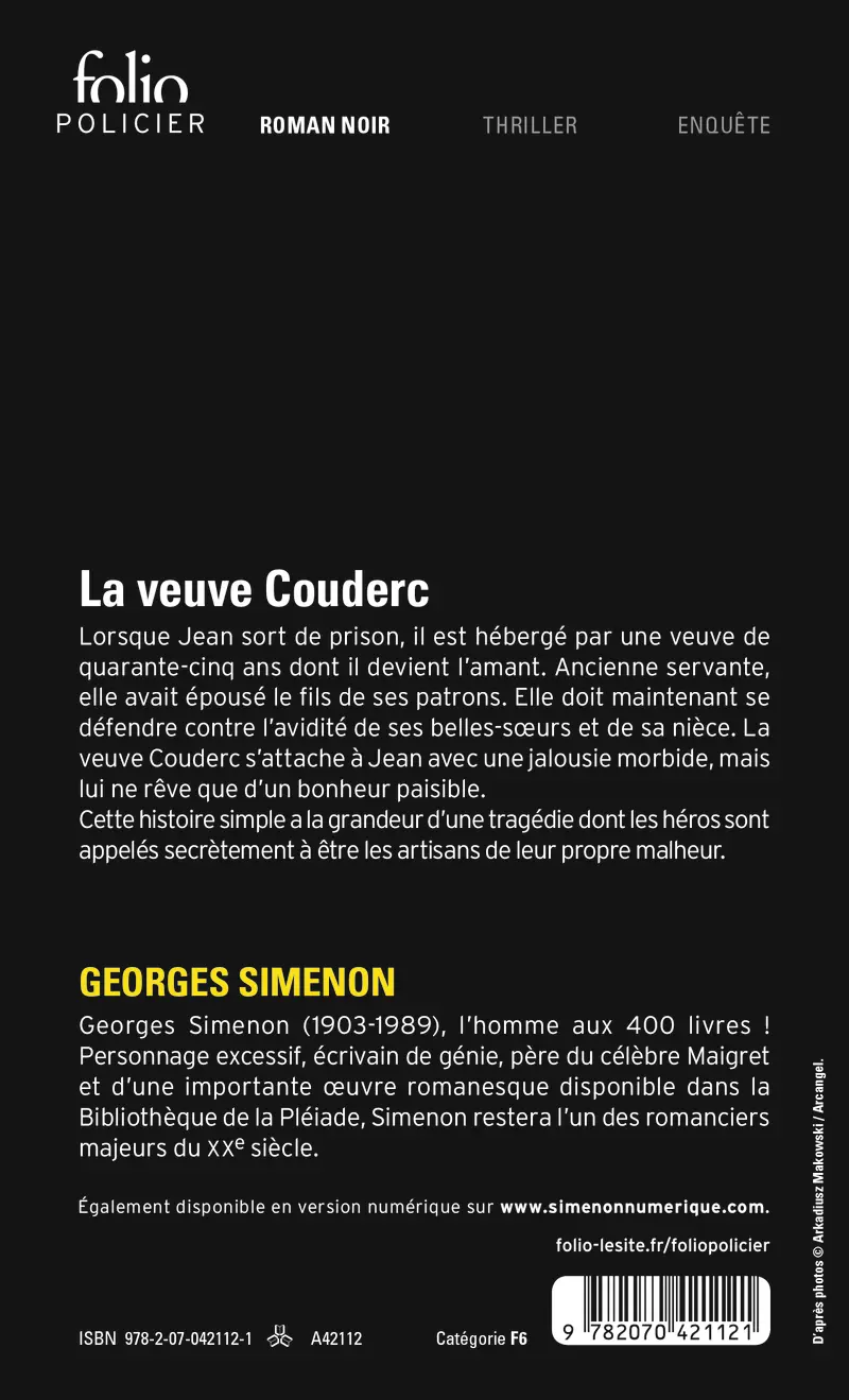 La Veuve Couderc - Georges Simenon