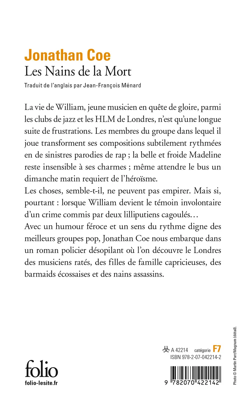 Les Nains de la Mort - Jonathan Coe