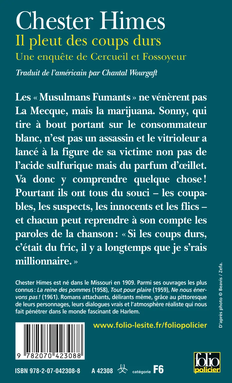 Il pleut des coups durs - Chester Himes