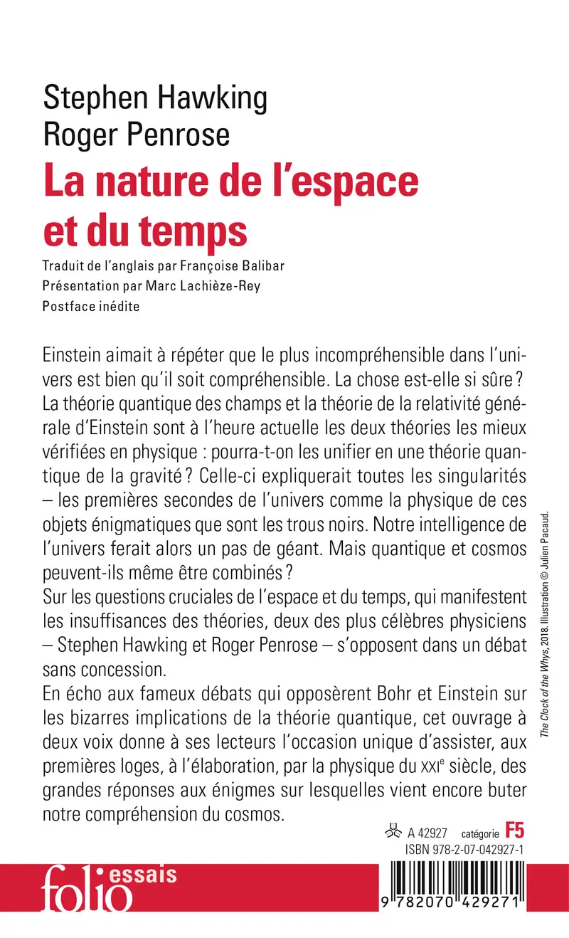 La nature de l'espace et du temps - Stephen Hawking - Roger Penrose