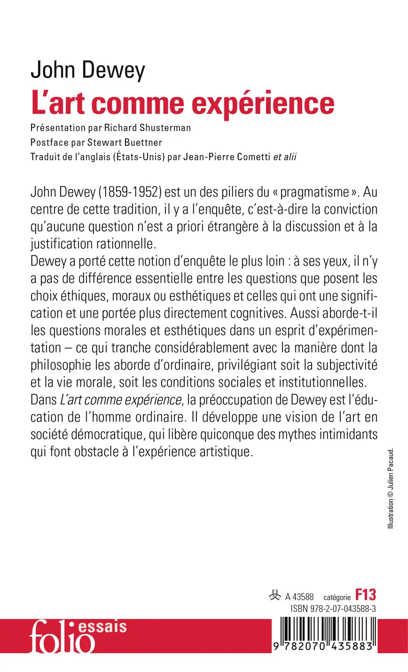 L'art comme expérience - John Dewey