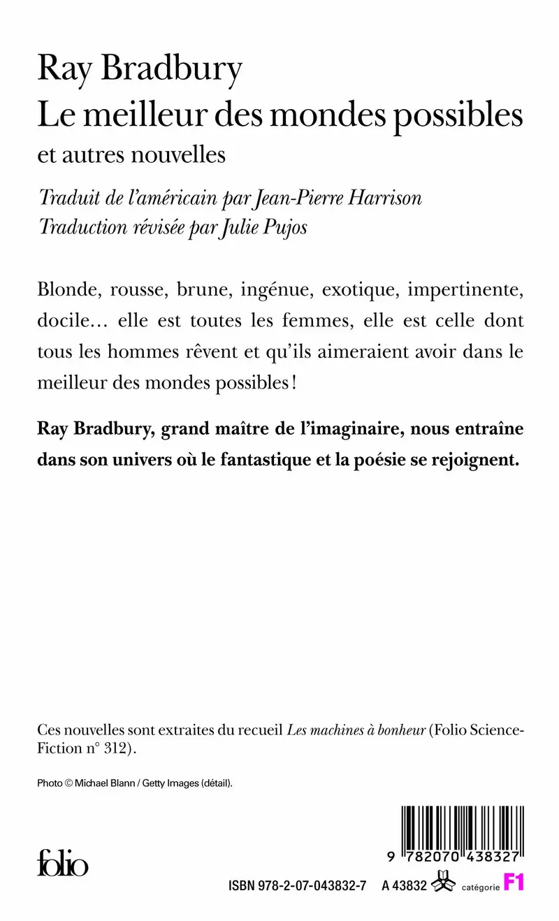 Le meilleur des mondes possibles et autres nouvelles - Ray Bradbury