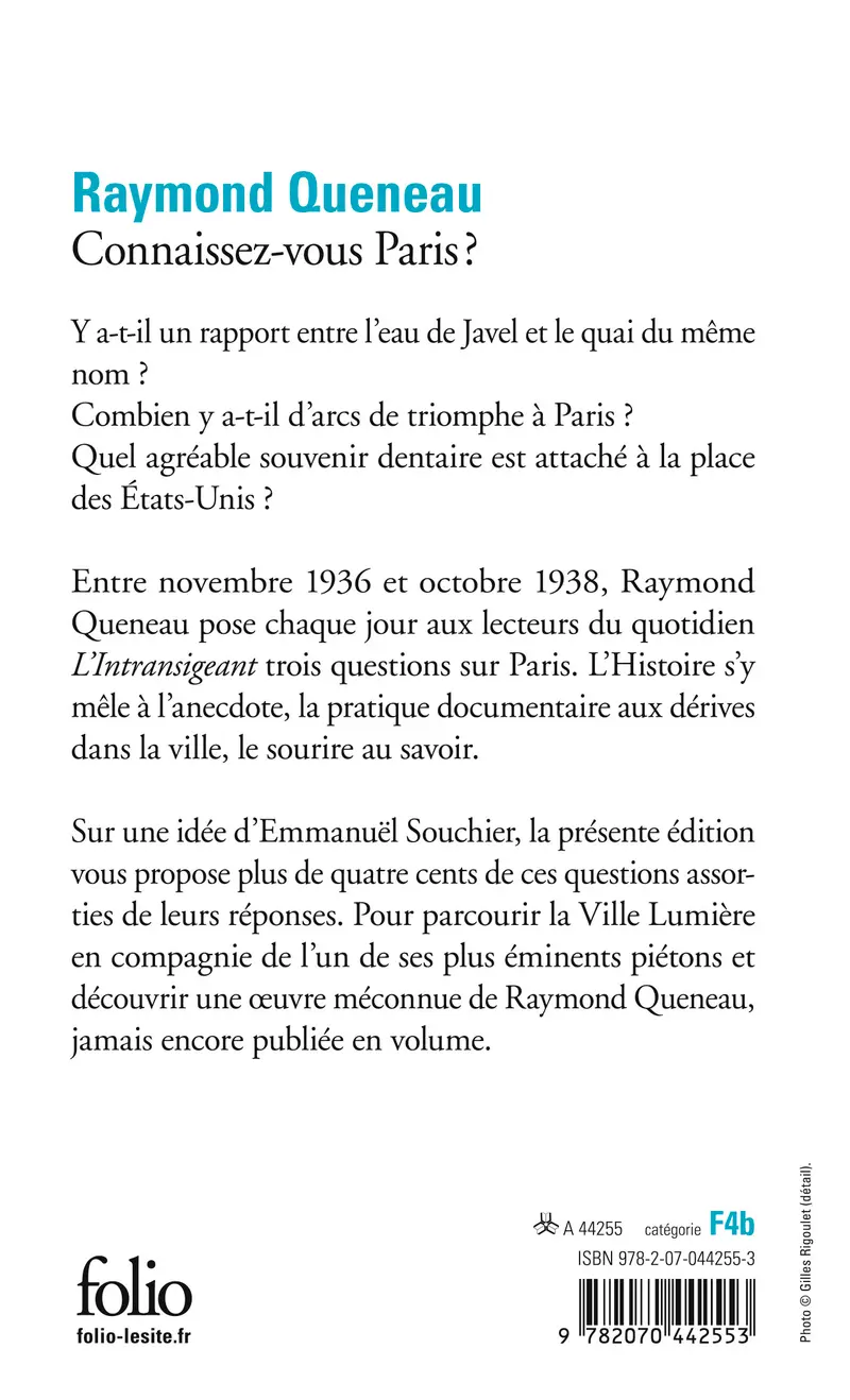 Connaissez-vous Paris? - Raymond Queneau