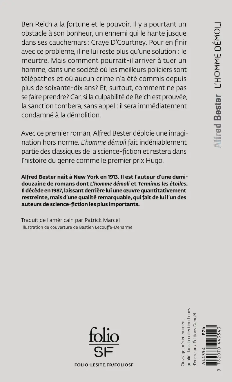 L'homme démoli - Alfred Bester