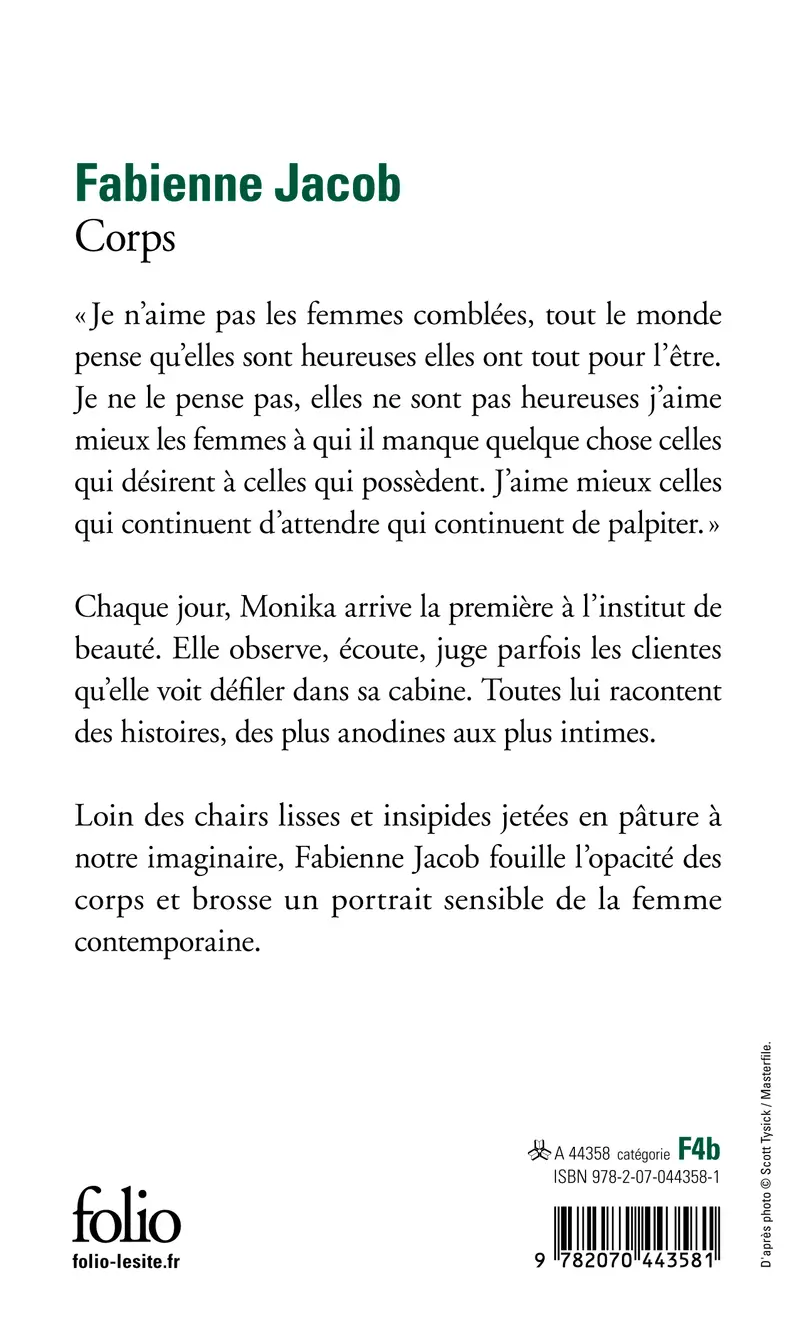 Corps - Fabienne Jacob