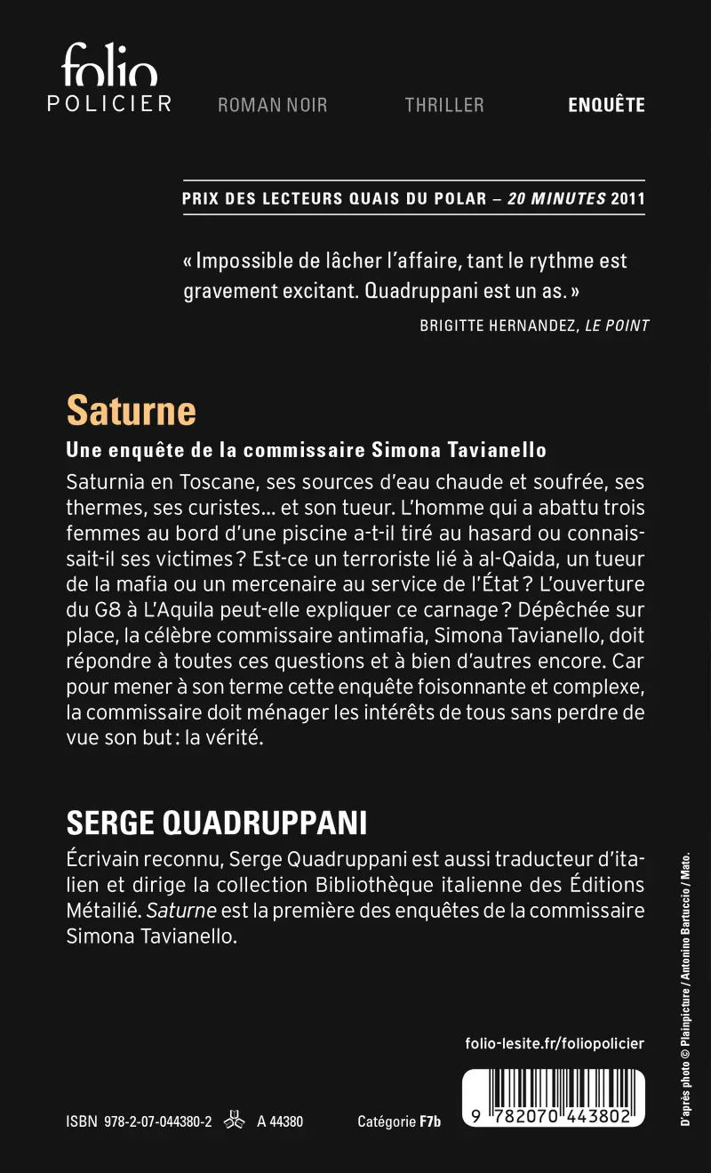 Saturne - Serge Quadruppani