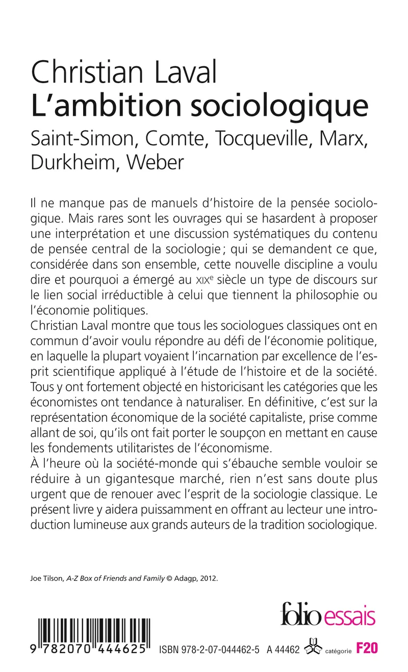 L'ambition sociologique - Christian Laval