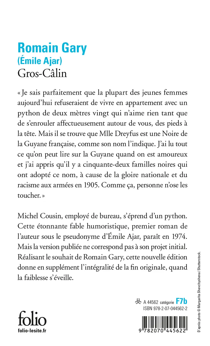 Gros-Câlin - Romain Gary