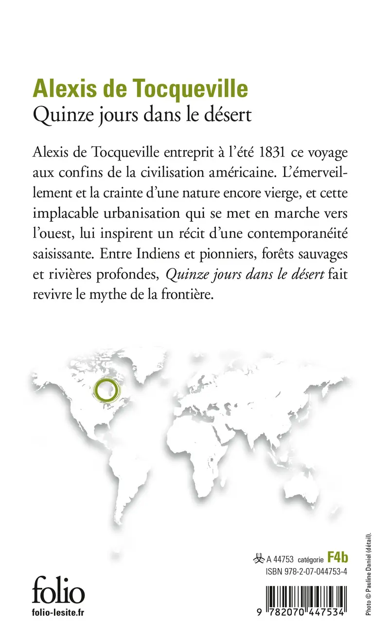 Quinze jours dans le désert - Alexis de Tocqueville