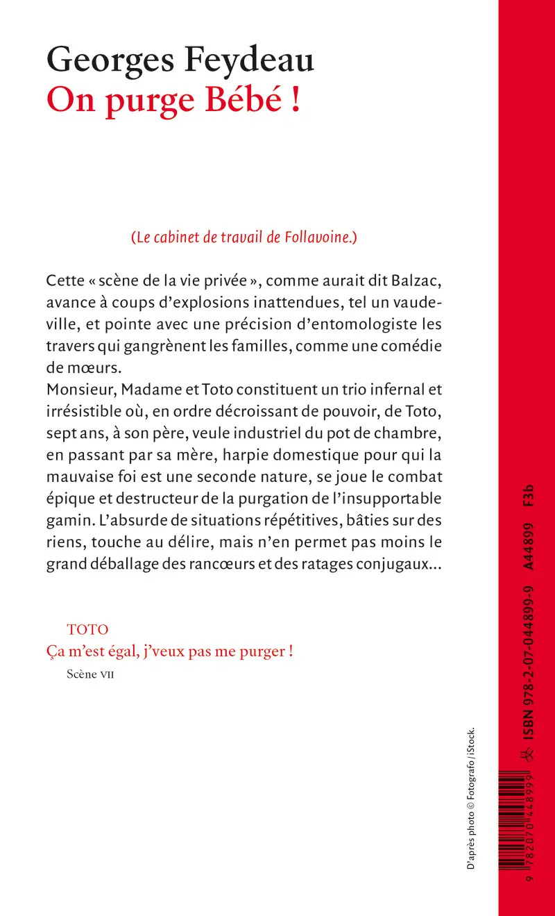 On purge Bébé ! - Georges Feydeau
