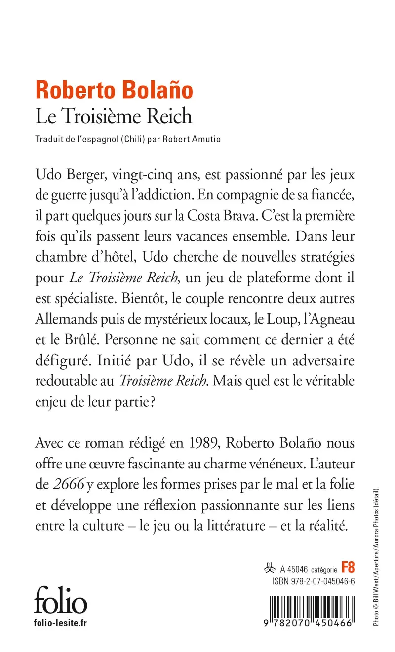 Le Troisième Reich - Roberto Bolaño