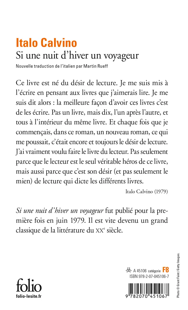 Si une nuit d’hiver un voyageur - Italo Calvino