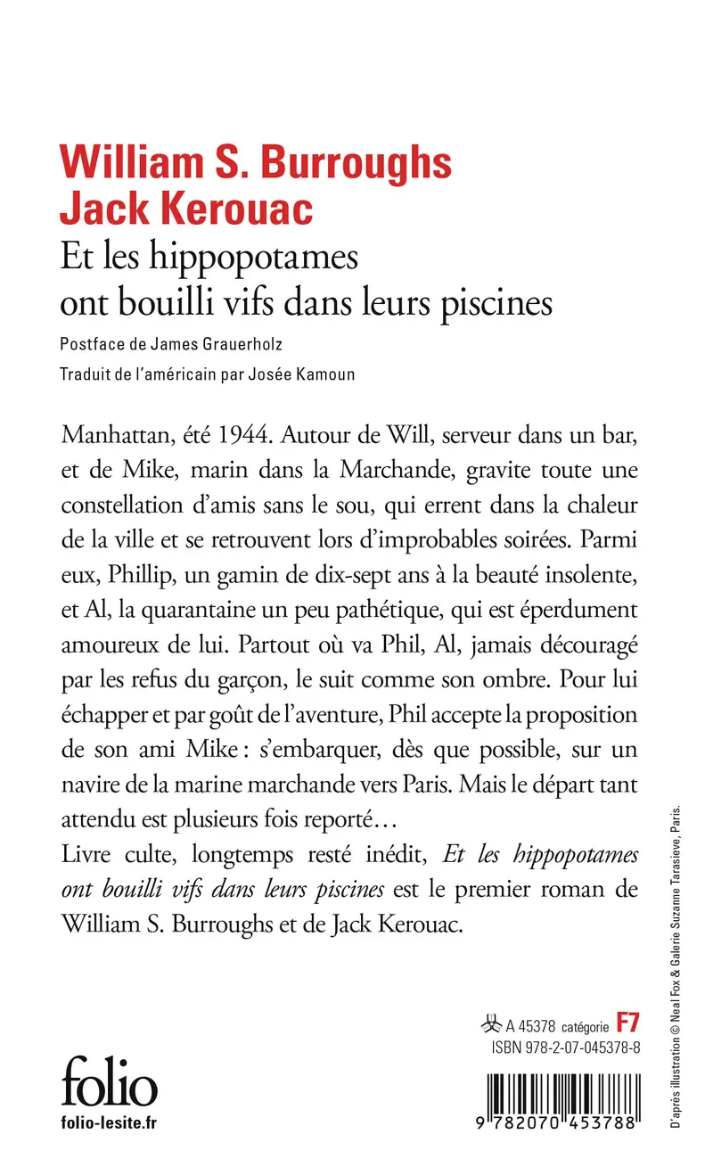 Et les hippopotames ont bouilli vifs dans leurs piscines - William Burroughs - Jack Kerouac