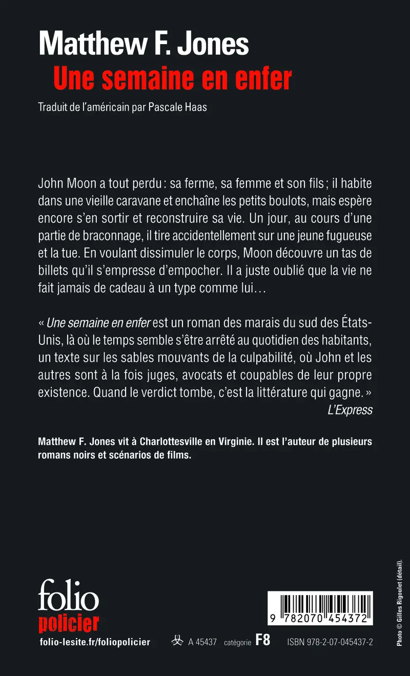 Une semaine en enfer - Matthew F. Jones