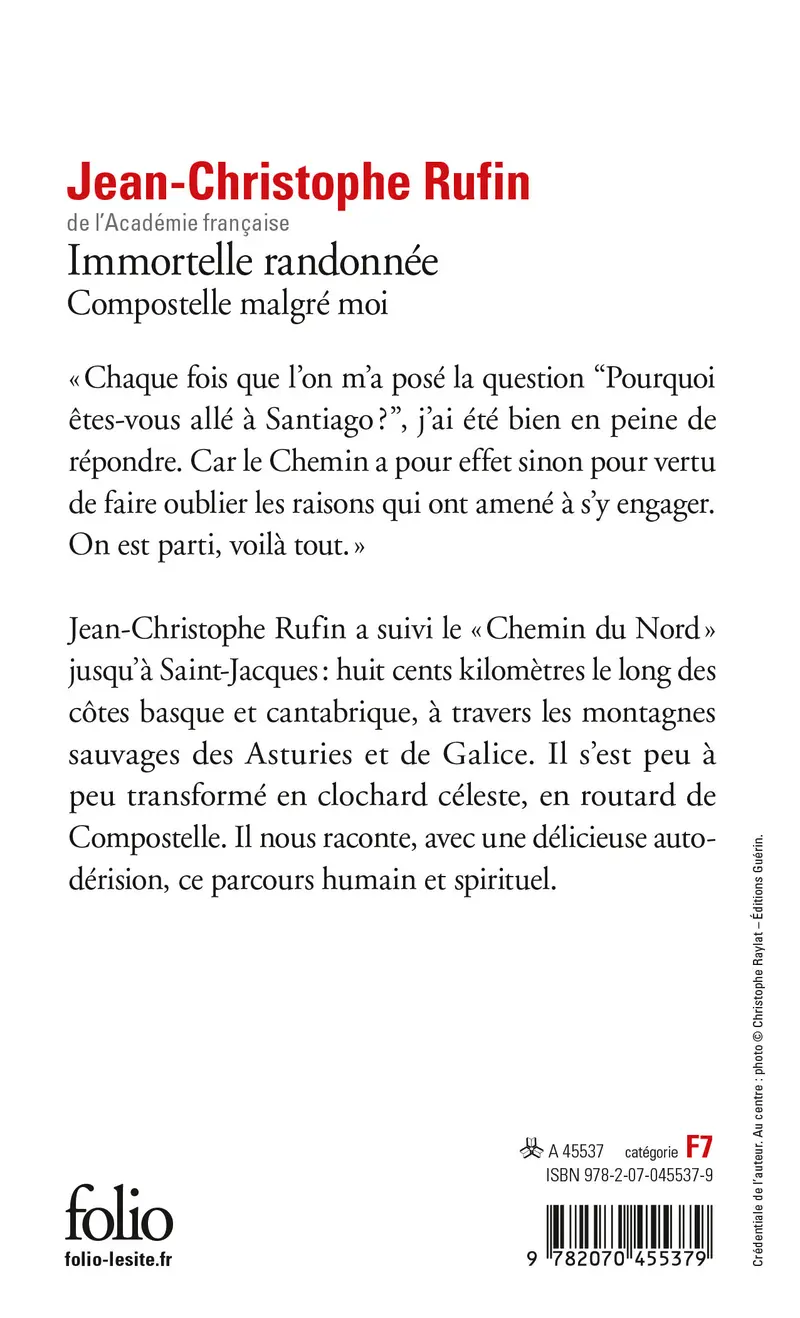 Immortelle randonnée - Jean-Christophe Rufin