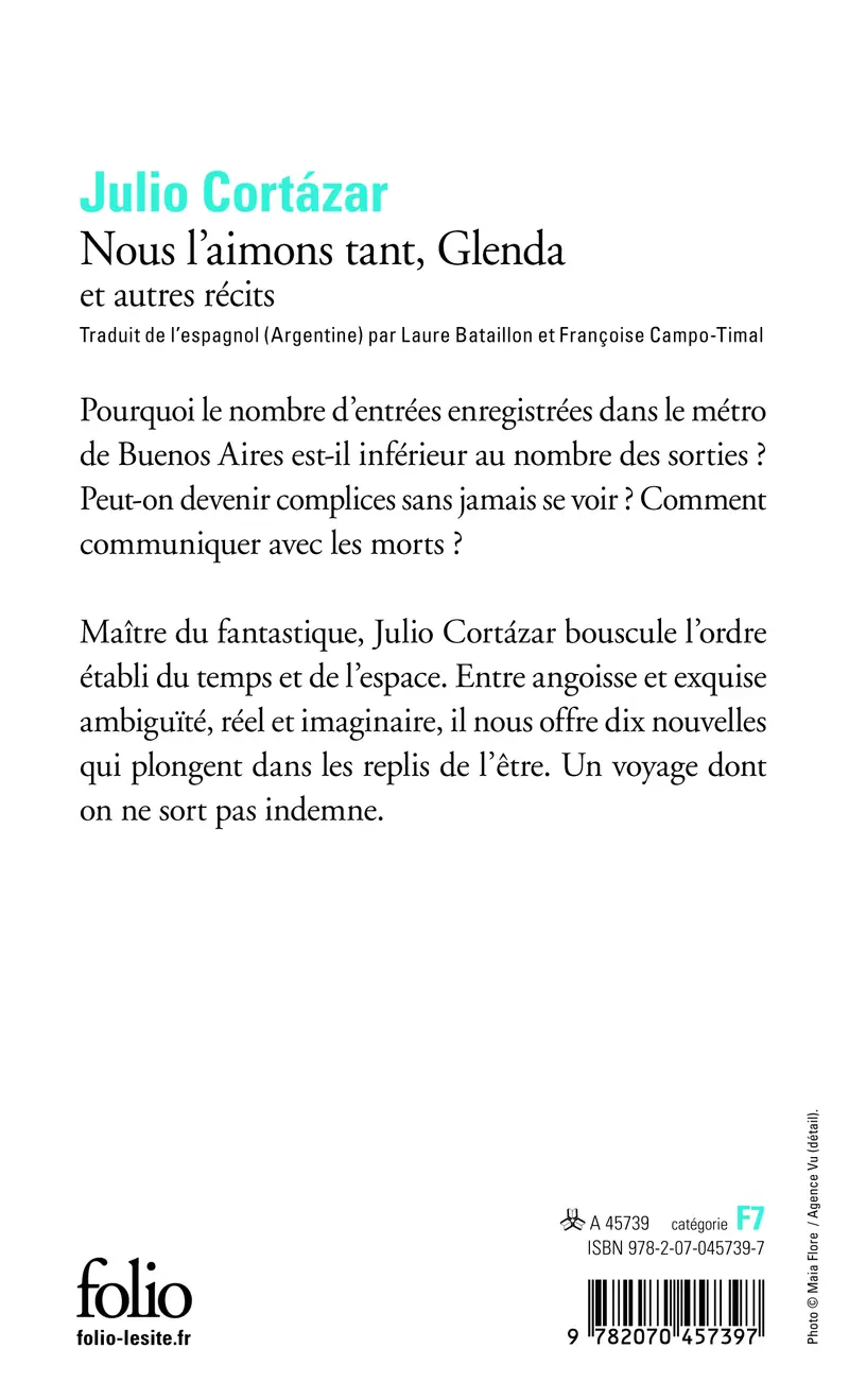 Nous l'aimons tant, Glenda et autres récits - Julio Cortázar