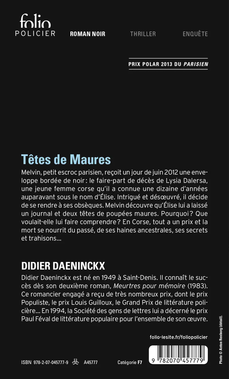 Têtes de Maures - Didier Daeninckx