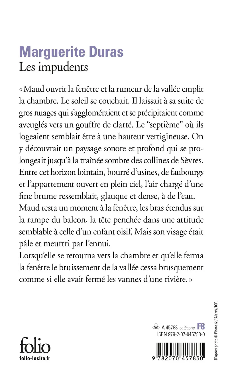 Les impudents - Marguerite Duras