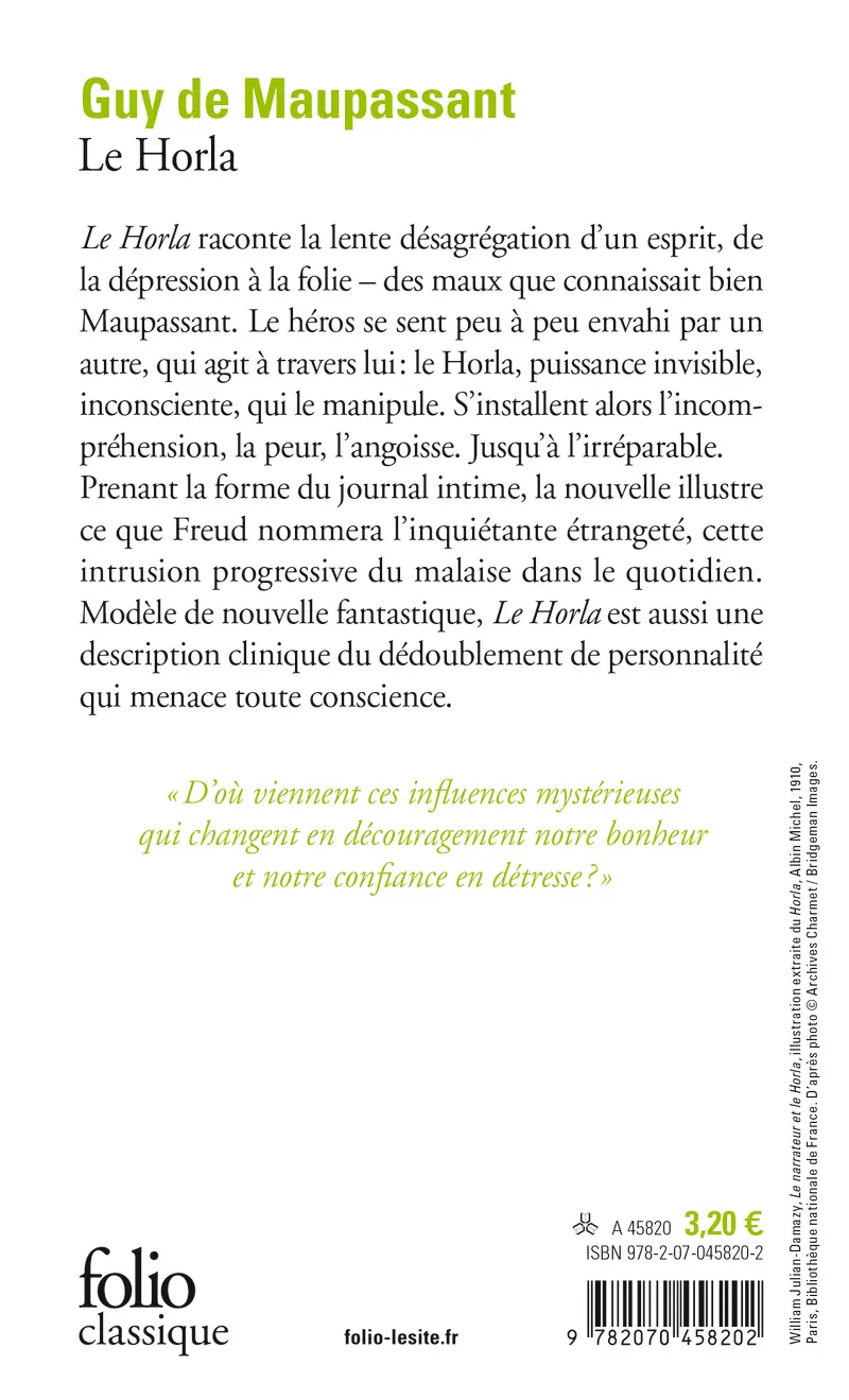 Le Horla - Guy de Maupassant