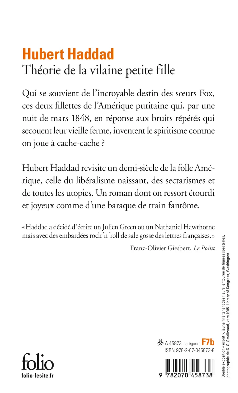 Théorie de la vilaine petite fille - Hubert Haddad