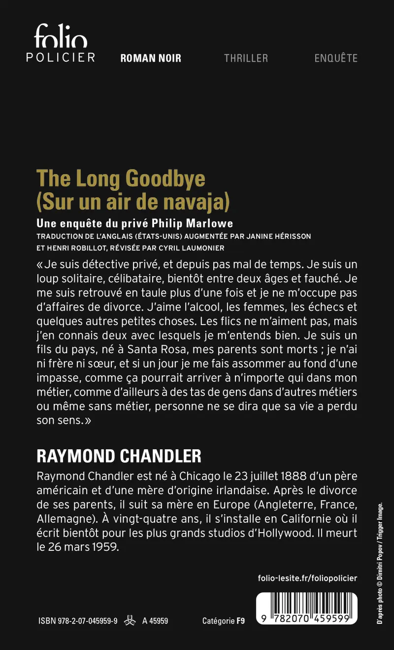 The Long Goodbye - Raymond Chandler