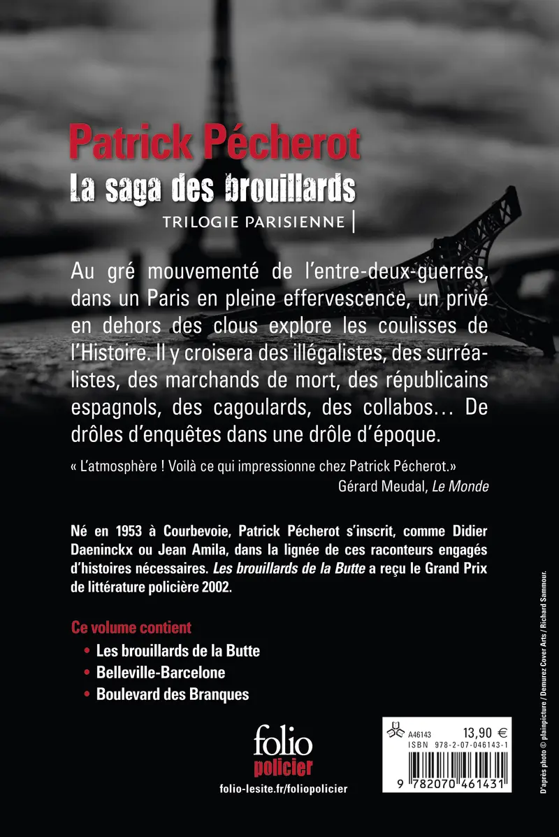 La saga des brouillards - Patrick Pécherot